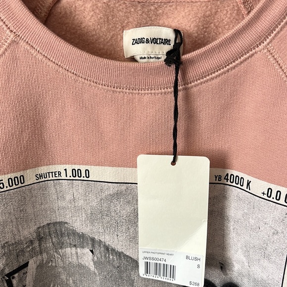 ZADIG & VOLTAIRE
Upper Graphic Print Sweatshirt 🤩 NWT - Picture 3 of 7